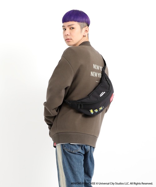 Manhattan Portage(マンハッタンポーテージ)の「Brooklyn Bridge Waist Bag 500D CORDURA / MINIONS(ボディバッグ/ウエストポーチ・レディース・ブラック・X-SMALL)」の15枚目の写真
