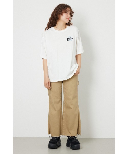 RODEO CROWNS WIDE BOWL(ロデオクラウンズワイドボウル)の「Flower Bloom Embroidery Tシャツ(Tシャツ/カットソー・レディース・ブラック/ライトピンク/オフホワイト/ライトグリーン・SMALL/MEDIUM)」の18枚目の写真