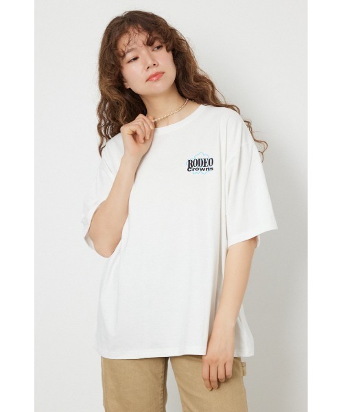 RODEO CROWNS WIDE BOWL(ロデオクラウンズワイドボウル)の「Flower Bloom Embroidery Tシャツ(Tシャツ/カットソー・レディース・ブラック/ライトピンク/オフホワイト/ライトグリーン・SMALL/MEDIUM)」の19枚目の写真