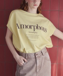 前後2WAY フレンチオーバーロゴTシャツ