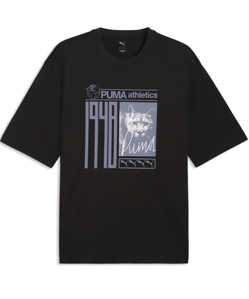 PUMA(プーマ)の「プーマ PUMA GRAPHIC フォトプリント Tシャツ(Tシャツ/カットソー・メンズ・ホワイト/アイボリー/ブラック・S/M/L/LL/3L)」の3枚目の写真