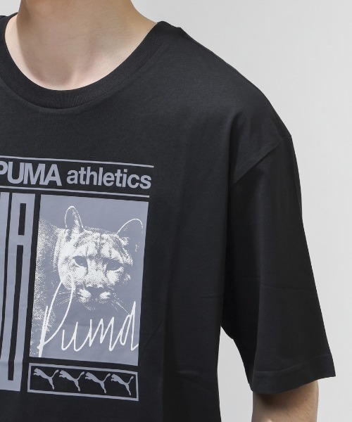 PUMA(プーマ)の「プーマ PUMA GRAPHIC フォトプリント Tシャツ(Tシャツ/カットソー・メンズ・ホワイト/アイボリー/ブラック・S/M/L/LL/3L)」の6枚目の写真