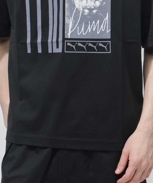 PUMA(プーマ)の「プーマ PUMA GRAPHIC フォトプリント Tシャツ(Tシャツ/カットソー・メンズ・ホワイト/アイボリー/ブラック・S/M/L/LL/3L)」の7枚目の写真