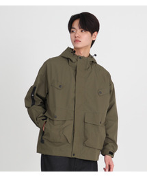 BUTTON SEOUL（ボタンソウル）の「[TEFLON] コンパスウィンドブレーカー フードジャケット 4カラー（カーキ）（MA-1）」