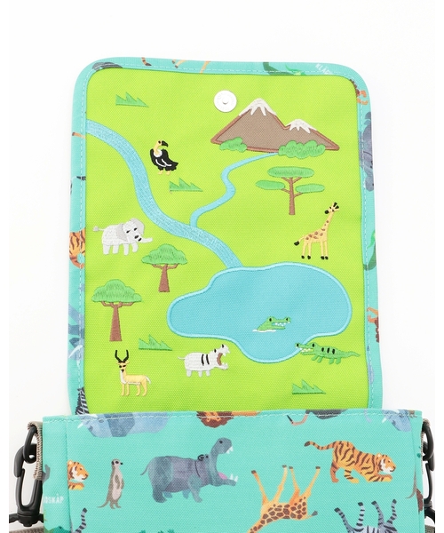 kladskap（クレードスコープ）の「アニマル推し活ショルダーバッグ（ショルダーバッグ・キッズ・グリーン・F）」の4枚目の写真