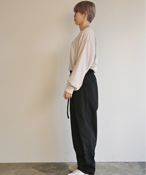 COMMON WARE(コモンウェアー)の「EM:NoiR パンツ 撥水 耐光 ポケッタブル Pocketable pants(その他パンツ・レディース・ブラック・LARGE/MEDIUM)」の6枚目の写真
