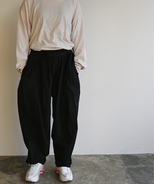 COMMON WARE(コモンウェアー)の「EM:NoiR パンツ 撥水 耐光 ポケッタブル Pocketable pants(その他パンツ・レディース・ブラック・LARGE/MEDIUM)」の9枚目の写真