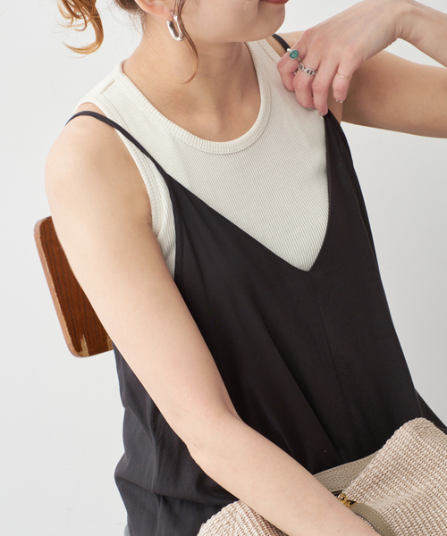 Spick & Span（スピックアンドスパン）の「カップ付きT/Cアメスリタンク（タンクトップ・レディース・ホワイト系その他/ブラウン/モカ/アイボリー/チャコールグレー・36/38）」の13枚目の写真