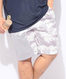 EXCELLENT FINE（エクセレント ファイン）の「ジャージ ショートパンツ 総柄 メンズ 大きいサイズ ドライ ストレッチ ウエストゴム ジャージパンツ EXCELLENT FINE (エクセレントファイン)（その他パンツ）」