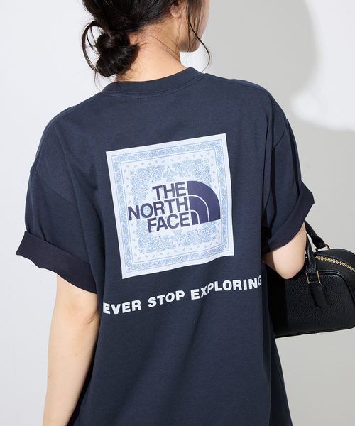 追加》THE NORTH FACE/ノースフェイス Bandana Square Logo Tee