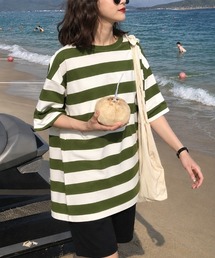 ベーシックボーダー ビッグTシャツ