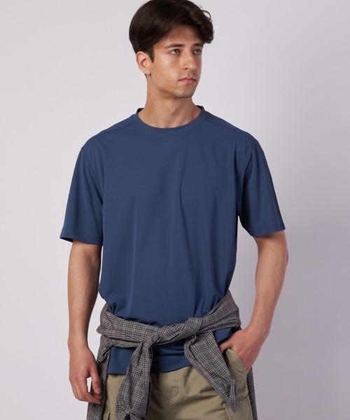 Eddie Bauer(エディーバウアー)の「ポリエステルカノコ 半袖Tシャツ(Tシャツ/カットソー・メンズ・ホワイト/ブラック/オリーブドラブ/ブルー・XL/L/M/S/XXL)」の4枚目の写真