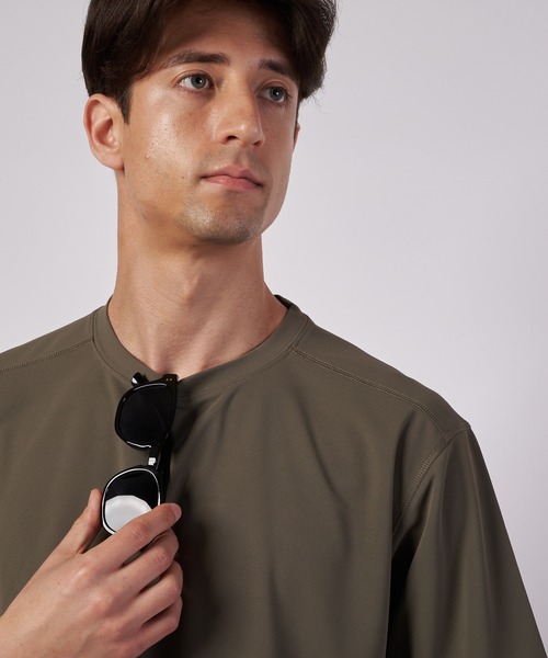 Eddie Bauer(エディーバウアー)の「ポリエステルカノコ 半袖Tシャツ(Tシャツ/カットソー・メンズ・ホワイト/ブラック/オリーブドラブ/ブルー・XL/L/M/S/XXL)」の10枚目の写真