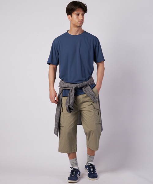 Eddie Bauer(エディーバウアー)の「ポリエステルカノコ 半袖Tシャツ(Tシャツ/カットソー・メンズ・ホワイト/ブラック/オリーブドラブ/ブルー・XL/L/M/S/XXL)」の12枚目の写真