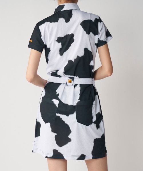 Loudmouth(ラウドマウス)の「【Loudmouth:ラウドマウス】レディースプレミアムカノコワンピース ゴルフ 通気性 速乾性(ワンピース・レディース・その他8/その他6/その他9/その他7/ホワイト×ブラック・MEDIUM/LL/LARGE/SMALL)」の8枚目の写真