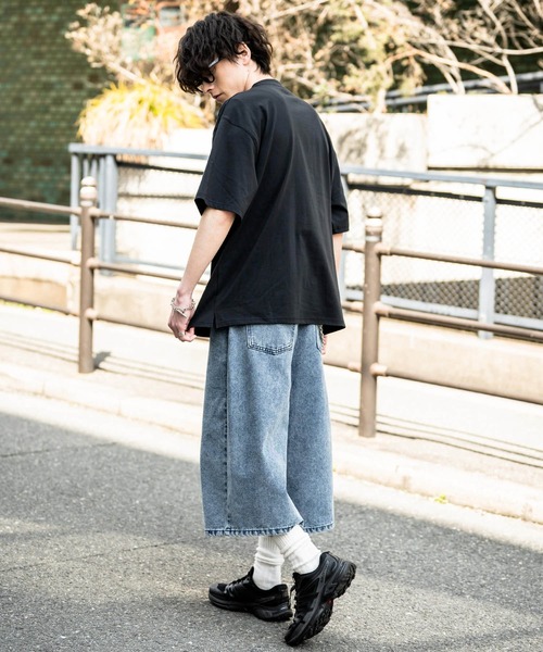 KANGOL(カンゴール)の「KANGOL オーバーサイズ別注コラボ接触冷感ワンポイントロゴ刺繍半袖Tシャツ(Tシャツ/カットソー・メンズ・ブラック/ベージュ/チャコール/ネイビー/ピンク/ホワイト・M/L/XL)」の19枚目の写真