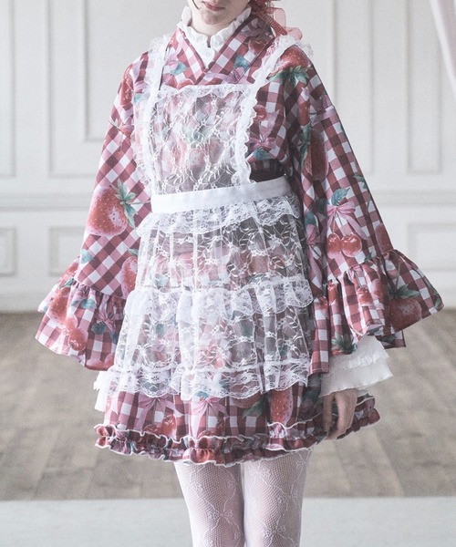 Lovilyn（ラヴィリン）の「【再販】浴衣ミニスカート（スカート・レディース・レッド/ホワイト/ブルー・MEDIUM/SMALL）」の6枚目の写真