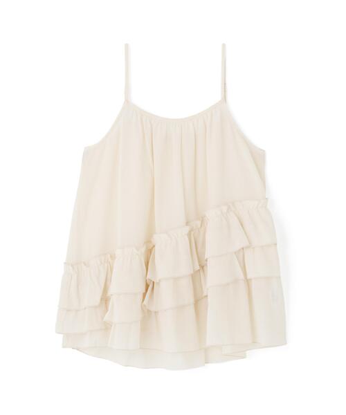 NATURAL BEAUTY BASIC(ナチュラルビューティーベーシック)の「ニットセットティアードキャミ(ニット/セーター・レディース・ブラウン/ブルー/オフホワイト・フリ-)」の19枚目の写真