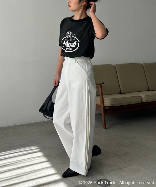 CAPRICIEUX LE'MAGE（カプリシューレマージュ）の「〈GOOD ROCK SPEED〉MACK TRUCKS Tシャツ（Tシャツ/カットソー・レディース・ブラック・FREE）」の5枚目の写真
