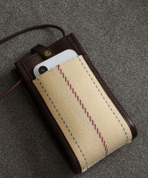 jidai(ジダイ)の「jidai スマホポシェット(ショルダーバッグ・メンズ・ホワイト系その他2/ベージュ系その他2/ベージュ系その他/ホワイト系その他・FREE)」の3枚目の写真