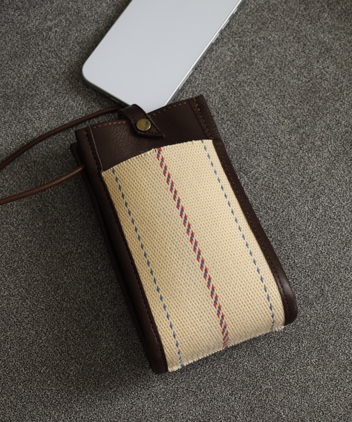 jidai(ジダイ)の「jidai スマホポシェット(ショルダーバッグ・メンズ・ホワイト系その他2/ベージュ系その他2/ベージュ系その他/ホワイト系その他・FREE)」の11枚目の写真