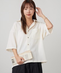 楊柳半袖シャツ 秋 秋服 2026年秋冬