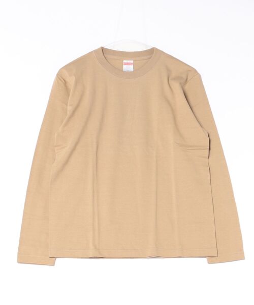 TONE SELECT WEAR（トーンセレクトウェア）の「United Athle(ユナイテッドアスレ) 5.6オンス ロングスリーブTシャツ メンズ 長袖Tシャツ (5010-01)(501001)【501001】（Tシャツ/カットソー・メンズ・グレー/レッド/ベージュ系その他/ホワイト/ネイビー/ブラック/アイボリー/バイオレット/チャコールグレー・X-LARGE/LARGE/MEDIUM/SMALL）」の6枚目の写真