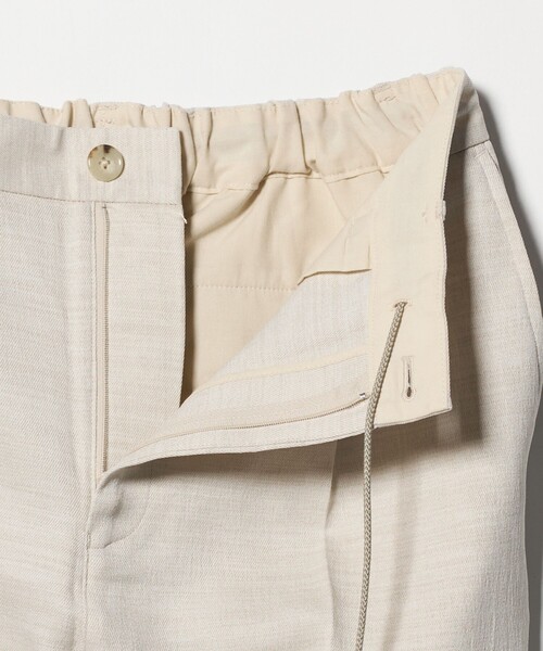 A DAY IN THE LIFE UNITED ARROWS(アデイインザライフユナイテッドアローズ)の「リネンライク スラブツイル 1プリーツ イージーパンツ-吸水速乾-<A DAY IN THE LIFE>(スラックス・メンズ・ネイビー/オリーブ/ナチュラル/ダークグレー・M/L/S/XL)」の16枚目の写真