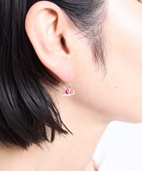 gargle ガーグル：和・JAPANシリーズ 和鶴 折り鶴 つる ピアス（ピアス