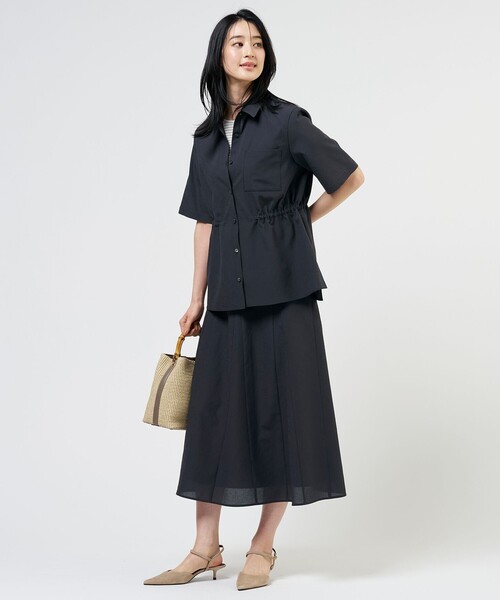 J.PRESS(ジェイプレス)の「【WEB限定】アキハ BREEZE COOL シャツ ブラウス(シャツ/ブラウス・レディース・ブラウン系/ライトグレー系/グレー系・9/11)」の7枚目の写真