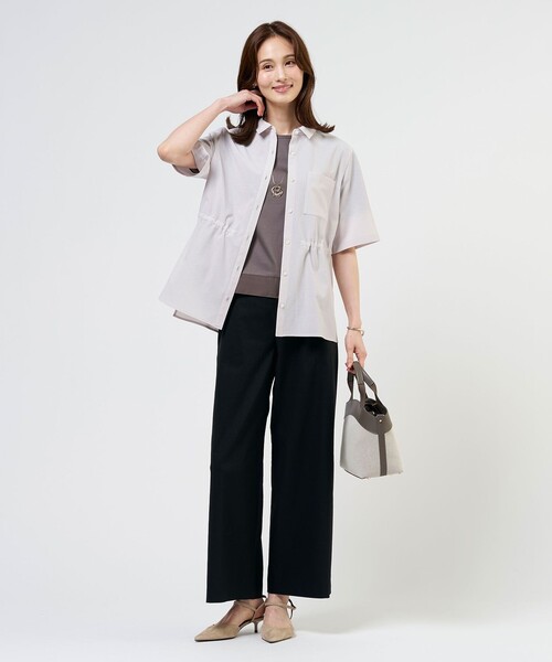 J.PRESS(ジェイプレス)の「【WEB限定】アキハ BREEZE COOL シャツ ブラウス(シャツ/ブラウス・レディース・ブラウン系/ライトグレー系/グレー系・9/11)」の9枚目の写真