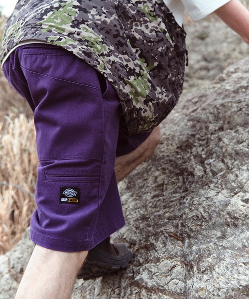 GRIP SWANY(グリップスワニー)の「【262M40GS01】GRIPSWANY×Dickies EASY DOUBLE HIP WORK SHORTS(その他パンツ・メンズ・パープル/ブラック/カーキ・XL/M/L)」の18枚目の写真