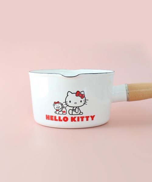 SANRIO/サンリオ〉 ハローキティ＆タイニーチャム ホーローミルクパン
