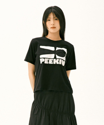 シグネチャーロゴクロップTシャツ(ブラック)