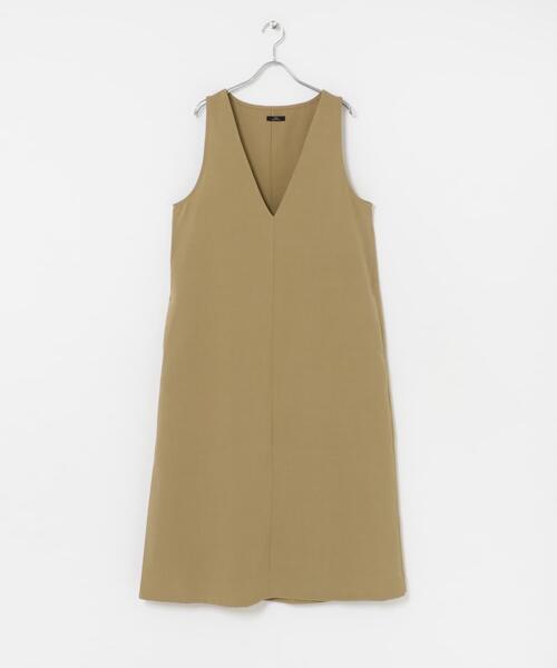 ITEMS URBANRESEARCH(アイテムズ アーバンリサーチ)の「『イージーケア/接触冷感/UVカット』SMOOTH LINEN TOUCH ジャンスカ(ジャンパースカート・レディース・キャメル/チャコールグレー・FREE)」の18枚目の写真