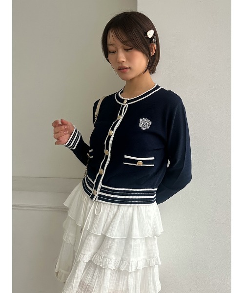 SNIDEL（スナイデル）の「フリルスカショーパン（その他パンツ・レディース・ブラック/ホワイト・0/1）」の12枚目の写真