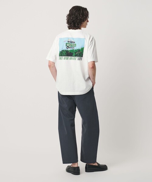 BEAUTY&YOUTH UNITED ARROWS(ビューティーアンドユースユナイテッドアローズ)の「【別注】<EIZIN SUZUKI>DEL MAR MOTEL プリント Tシャツ(Tシャツ/カットソー・メンズ・ホワイト・M/XL/L/S)」の3枚目の写真