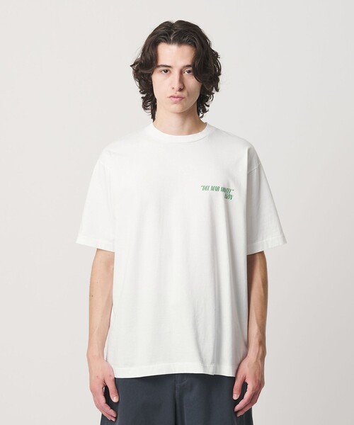 BEAUTY&YOUTH UNITED ARROWS(ビューティーアンドユースユナイテッドアローズ)の「【別注】<EIZIN SUZUKI>DEL MAR MOTEL プリント Tシャツ(Tシャツ/カットソー・メンズ・ホワイト・M/XL/L/S)」の4枚目の写真