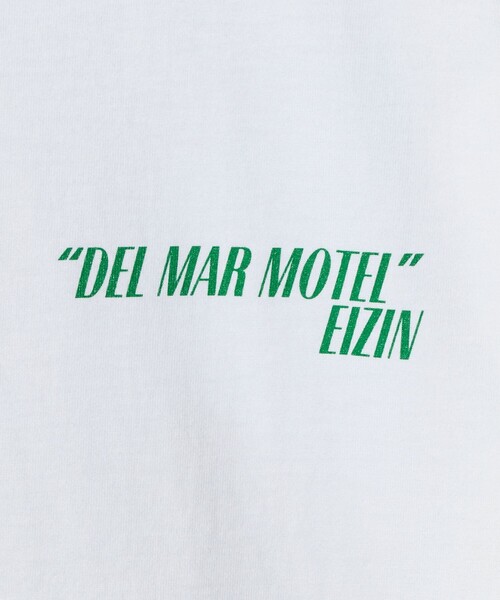 BEAUTY&YOUTH UNITED ARROWS(ビューティーアンドユースユナイテッドアローズ)の「【別注】<EIZIN SUZUKI>DEL MAR MOTEL プリント Tシャツ(Tシャツ/カットソー・メンズ・ホワイト・M/XL/L/S)」の12枚目の写真