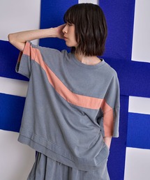 Nora Lily（ノラリリー）の「【Nora Lily】V Bi-color Faded Tee（Tシャツ/カットソー）」