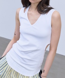 NOTCH DESIGN TWO-WAY TANK TOP / ノッチ デザイン トゥーウェイ タンク トップ