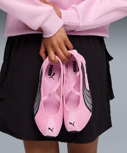 PUMA(プーマ)の「PUMA H-STREET BALLET WNS(プーマ エイチストリート バレエ ウィメンズ)(バレエシューズ・レディース・グリーン系/ブラック系/ホワイト系/ピンク系・23cm/25cm/24.5cm/24cm/23.5cm)」の4枚目の写真