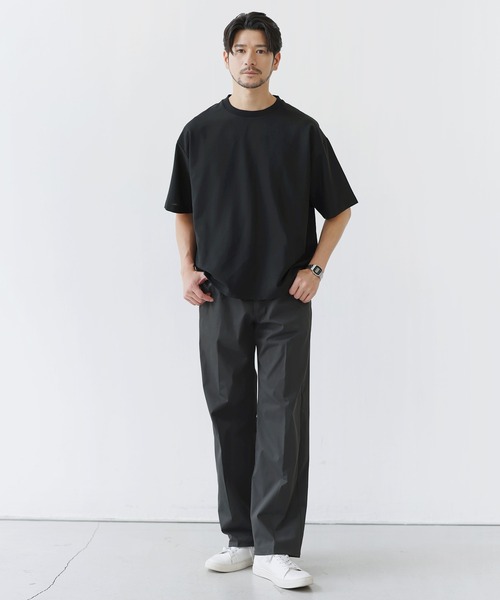 SPU(スプ)の「【接触冷感/ナチュラルストレッチ】ポリチノスラックス(スラックス・メンズ・ブラック/ベージュ/チャコール・S/L/XL/M)」の17枚目の写真