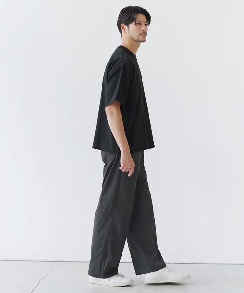 SPU(スプ)の「【接触冷感/ナチュラルストレッチ】ポリチノスラックス(スラックス・メンズ・ブラック/ベージュ/チャコール・S/L/XL/M)」の19枚目の写真