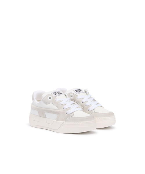 DIESEL(ディーゼル)の「ウィメンズ ローカットスニーカー S-D-OLLIE LOW W(スニーカー・レディース・ホワイト・38/39/37/36/40)」の4枚目の写真