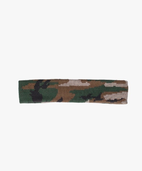 OVERRIDE(オーバーライド)の「OVERRIDE PATTERNED HEADBAND / オーバーライド(ヘアバンド・レディース・レッド/カモフラージュ・57~59cm)」の2枚目の写真