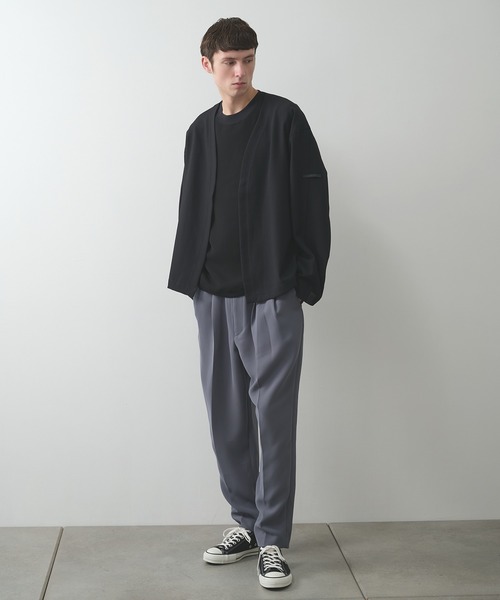 N.HOOLYWOOD(N.ハリウッド)の「【N.HOOLYWOOD】2252-CS10-007 CARDIGAN(カーディガン/ボレロ・メンズ・ダークグレー/ブラック・40/38/36)」の12枚目の写真