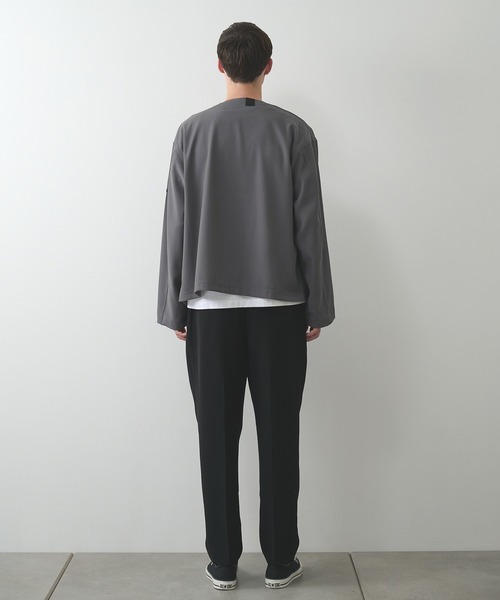 N.HOOLYWOOD(N.ハリウッド)の「【N.HOOLYWOOD】2252-CS10-007 CARDIGAN(カーディガン/ボレロ・メンズ・ダークグレー/ブラック・40/38/36)」の11枚目の写真