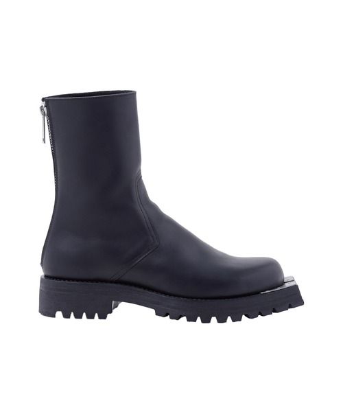 JOHN LAWRENCE SULLIVAN(ジョンローレンスサリバン)の「METAL TOE ZIP-UP BOOTS(ブーツ・メンズ・ブラック・7/9)」の1枚目の写真