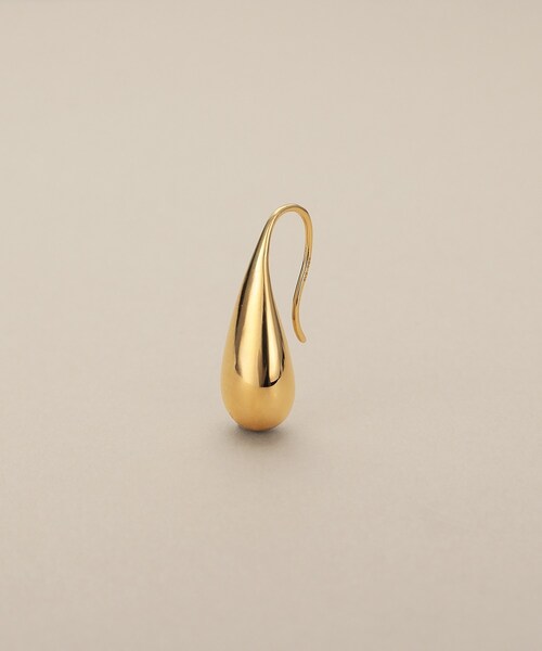 COCOSHNIK(ココシュニック)の「K10中空ペアシェイプ フックピアス(ピアス(両耳用)・レディース・イエローゴールド・00)」の3枚目の写真